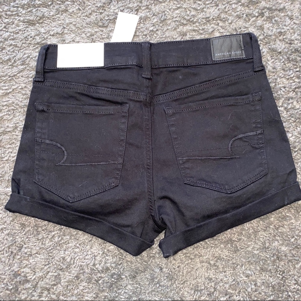 American Eagle black Jean short